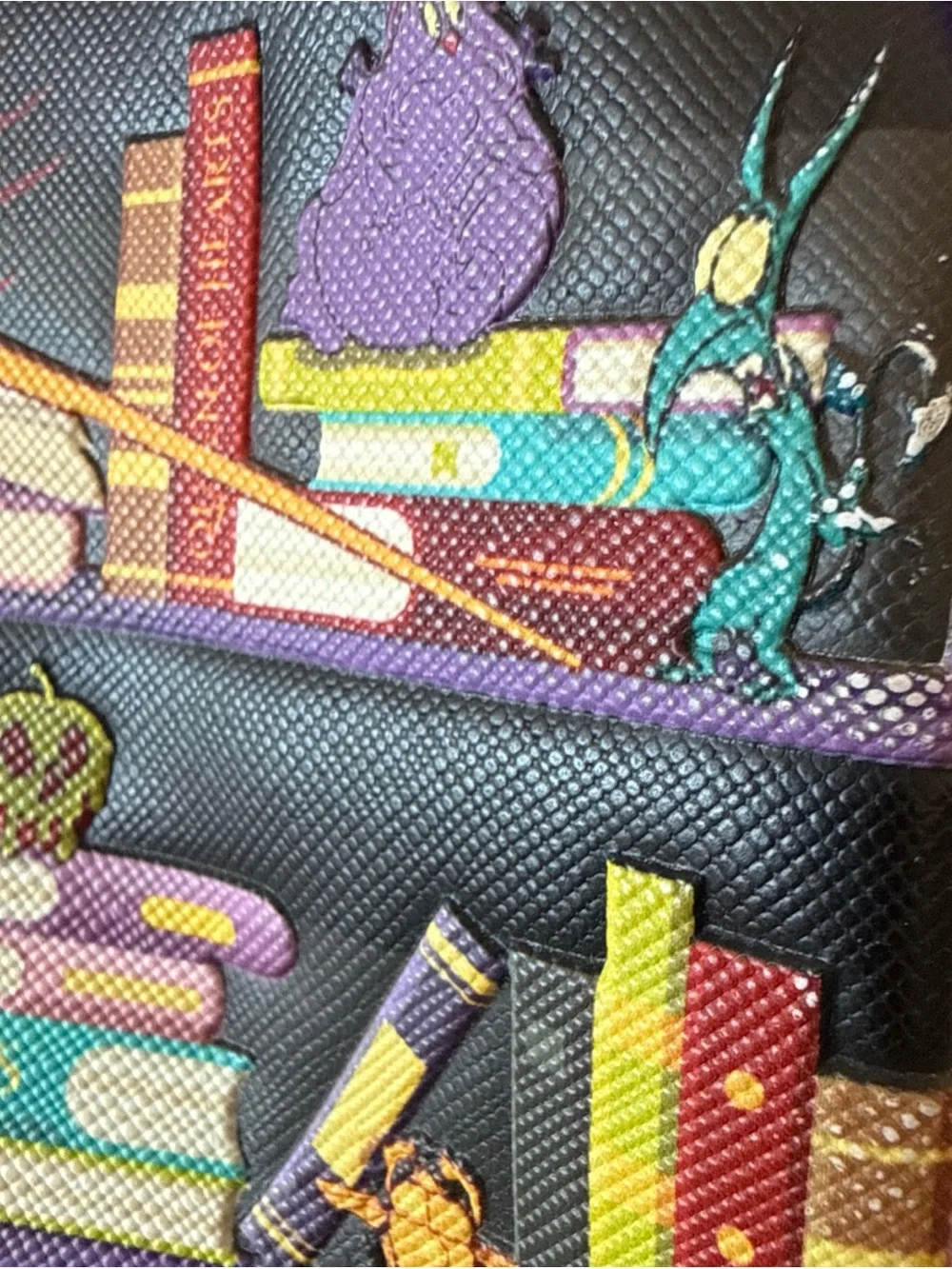 Loungefly Disney Villains Bookshelf Print Mini Backpack Multicolor